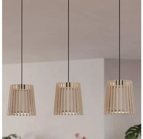 Eglo 900903 - Csillár zsinóron FATTORIA 3xE27/25W/230V