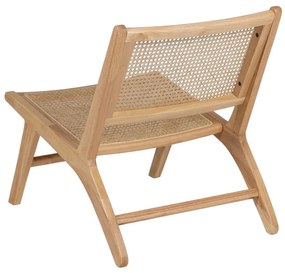 Natúr színű szövött fotel – Ixia