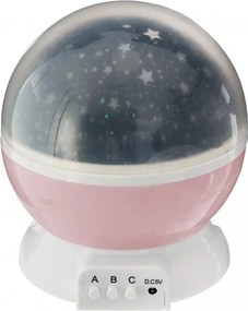 Atmosphera - LED gyerek projektor 3xAA rózsaszín