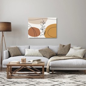 Üveg kép - Boho formák (70x50 cm)