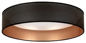 Duolla - LED Mennyezeti lámpa ROLLER LED/24W/230V átm. 45 cm fekete/réz