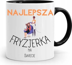 Bögre Fekete A Világ Legjobb Fodrásza fényképes nyomtatással