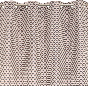 Kapria dekorfüggöny átvezetőkkel 140 x 260 cm rózsaszín-kék