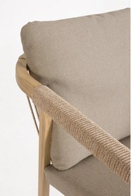 Natúr színű fém kerti szék Kalimera – Bizzotto