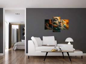 Kép - Arc az űrben (90x60 cm)