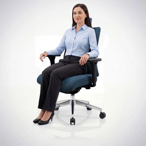 Ergonomikus irodai szék sötétkék VECTOR