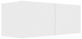 4 db fehér szerelt fa TV-szekrény 80 x 30 x 30 cm