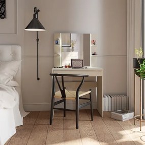 DECO Fésülködőasztal Törtfehér Színben 80 cm