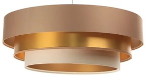 TRINITI lógcsillár 1xE27/60W/230V bézs/arany