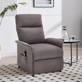 Catini ELYSIO elektromosan állítható relaxációs fotel, barna