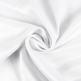 Goldea ünnepi teflonos asztali futó - fehér alapon fényes négyzetek 20x120 cm