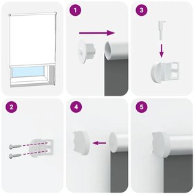 redőny Blackout 125x175 cm szövetszélesség 121,6 cm poliészter