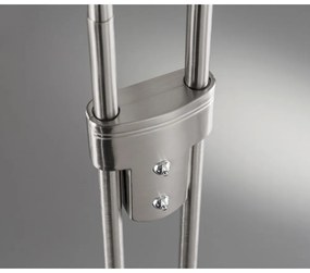 Ezüstszínű LED dimmelhető állólámpa (magasság 150 cm) Dent – Fischer &amp; Honsel