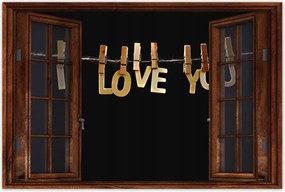 Poszterek 90x60 Nőnap Ajándék Love