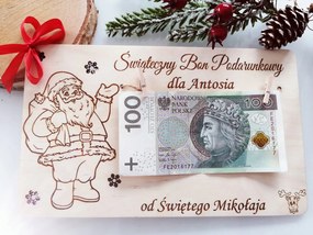 Ajándékutalvány Mikulásra, Karácsonyi Személyre Szabás Gravírozás