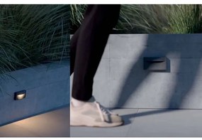 Redo 90426 - LED Kültéri fali lámpa POLIFEMO LED/8W/230V IP65 antracit