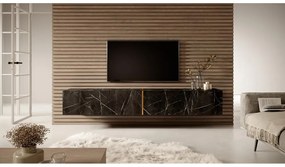 Tv szekrény/asztal Bakira 200  (fekete márvány). 1098785