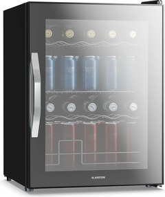 Klarstein Beersafe italhűtő tükrös üvegajtóval | 64 x 48 cm | LED-es belső világítás