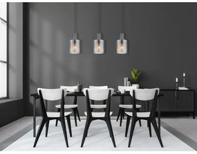 Globo 15904-3H - Csillár zsinóron TULIVAR 3xE27/40W/230V szürke