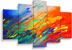 Kép - Színes absztrakció (150x105 cm)