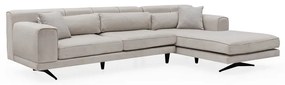 Jivago világosbézs sarokkanapé, jobb oldali - Artie