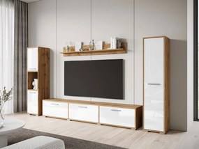 Nappali fal Ikinra XL (wotan tölgy + fényes fehér) . 1104553