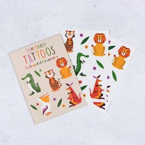 Colourful Creatures lemosható tetoválás készlet - Rex London