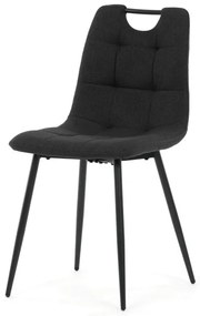 Fekete Szövet Étkezőszék DCL-V2017 BK2