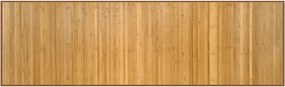vidaXL négyszögletű természetes bambusz szőnyeg 60 x 200 cm