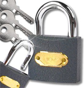 Nagy Kulcstartó Lakat 3x Fém Gránit Kulcs 75mm