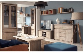 Komód, DTD laminált, tölgy sonoma, NORTY TYP 11