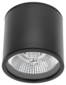 Wojnarowscy Fürdőszobai spotlámpa CHLOE AR111 1xGU10/12W/230V IP65 kerek fekete 005032