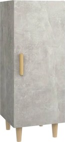 vidaXL betonszürke szerelt fa tálalószekrény 34,5 x 34 x 90 cm