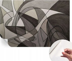 GyönyörƱ öntapadós fali tapéta Geometrikus absztrakt 104x70 cm