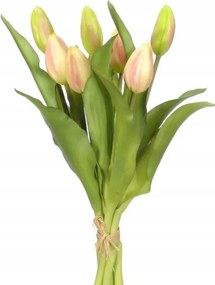 rózsaszín Tulipán Gumi szilikon tulipán rózsaszín csokor 7 tulipán rügy