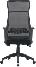 Fekete kárpitozott irodai szék Hoboken – Yes Everyday