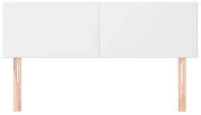 2 db fehér műbőr fejtámla 72 x 5 x 78/88 cm