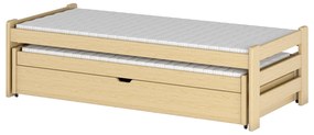 Gyerekágy 90 x 200 cm ANISSA (ágyráccsal és tárolóhellyel) (borovi fenyő). Akció -10%. 1013116