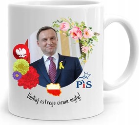 Andrzej Duda Pis Elnök Bögre Éles Ködárnyék fényképes nyomtatással