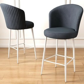 Fora Anthracite and White bárszék szett, 2 db, 2 db