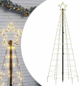 meleg fehér LED karácsonyfa tüskékkel 220 LED 180 cm