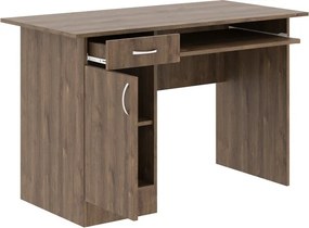 Togo 1 ajtós, 1 fiókos íróasztal, Bronz tölgy, 110 x 60 x 75 cm