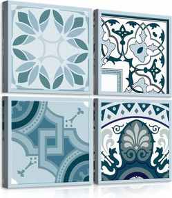 Vászonkép 50x50 Marokkói mozaik arab minta geometria etnikai stílus