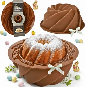 Szilikon Muffin Sütőforma Kéménnyel 15CM-ES Torta Sütőforma Kicsi