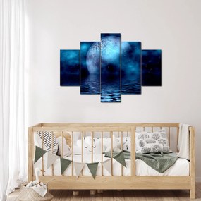 A hold képe a tenger felett (150x105 cm)