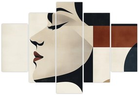 Kép - Nő profilból (150x105 cm)