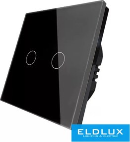 ELDLUX ELDTREND dupla nyomógomb-impulzus érintőkapcsoló (101N)
