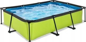 négyszögletes Exit vázas medence 300 x 201 cm