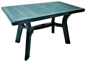 Lamia, erősített kerti asztal zöld 4-6 személyes