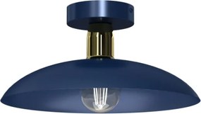 Ewilight Mennyezeti lámpa függeszték lámpabúra Rami E27 kék/arany